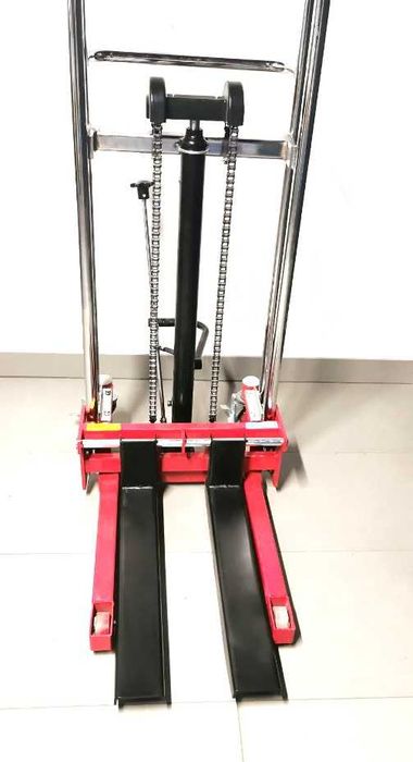 Wózek podnośnikowy z platformą udźwig 400kg, 1500mm paleciak