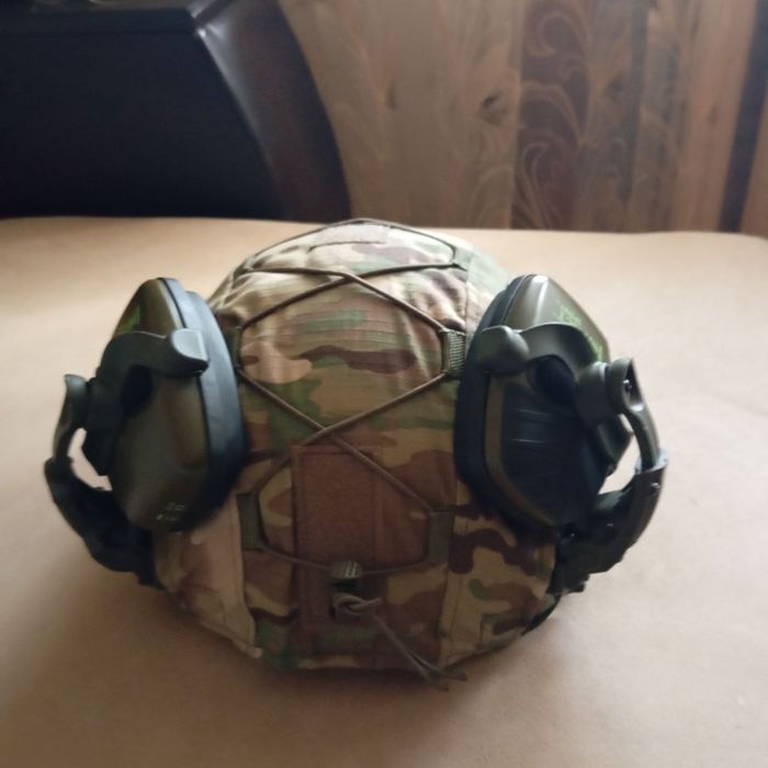 Тактичний шолом + навушники