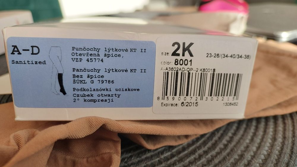 Podkolanówki przeciwżylakowe Avicenum 360, II