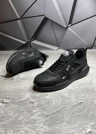 Зимние кроссовки -20° Nike air  black