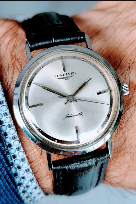 Oryginalny szwajcarski zegarek Longines z 1960
