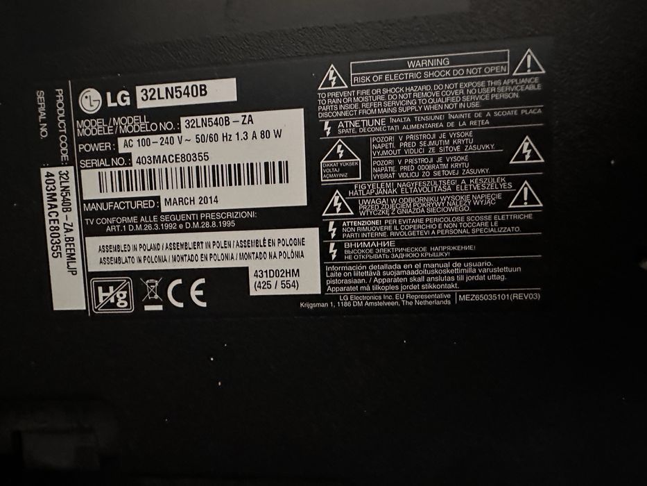 Telewizor LG 32 cale