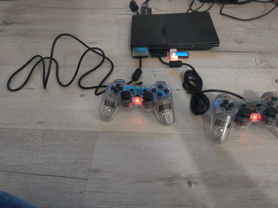 Проводной вибро джойстик для playstation 2, 1, PSX.