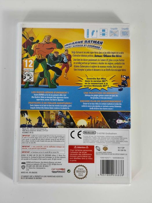 Batman L'Alliance des Héros Nintendo Wii Jogo