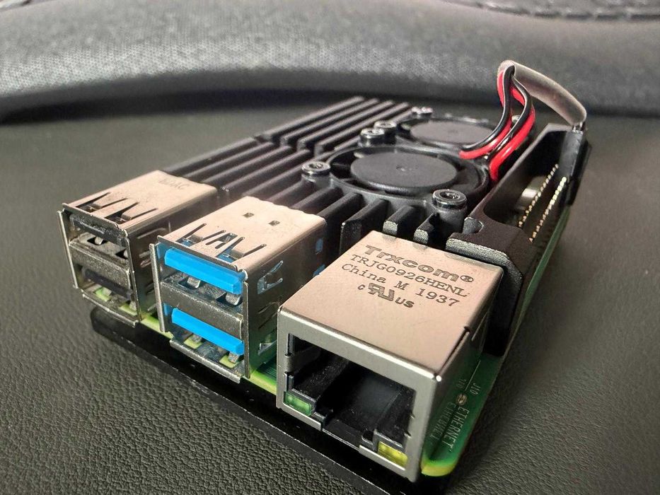 Rapsberry Pi4 4 GB + karta 128 GB + zasilacz,obudowa. HomeAssistant