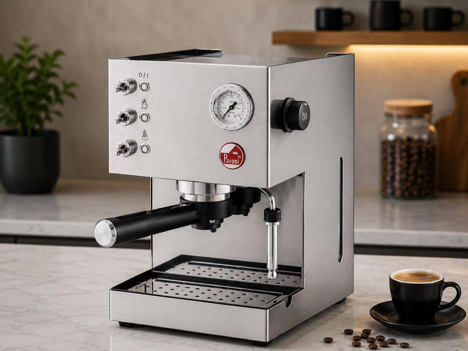 Ekspres La Pavoni Gran Caffe Pressurizzato LPMGCM03EU – ekspres kolbowy w zestawie z dzbankami Richmont za 1390 zł
