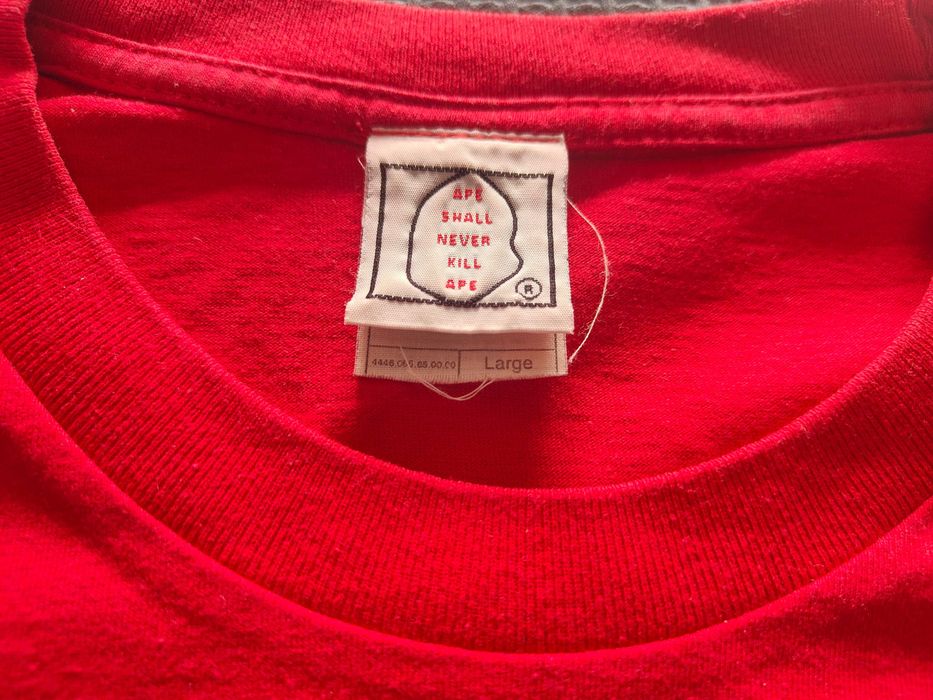 A Bathing Ape BAPE 3 Monckeys T-shirt L
