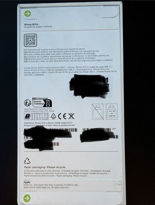 Iphone 18 Pro 256GB