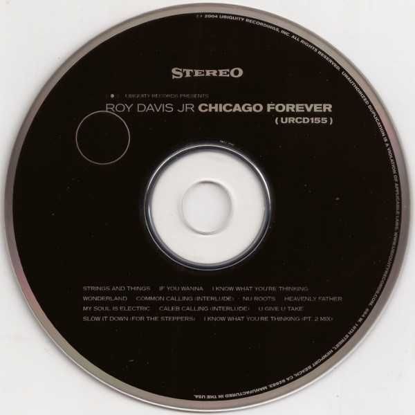 Roy Davis Jr. ‎– Chicago Forever (CD)
