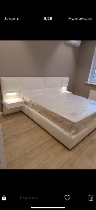 Ліжко «ЕНКЕЛЬ» 1.80Х2.00 Lismaster.shop  З Піднйомником М8200