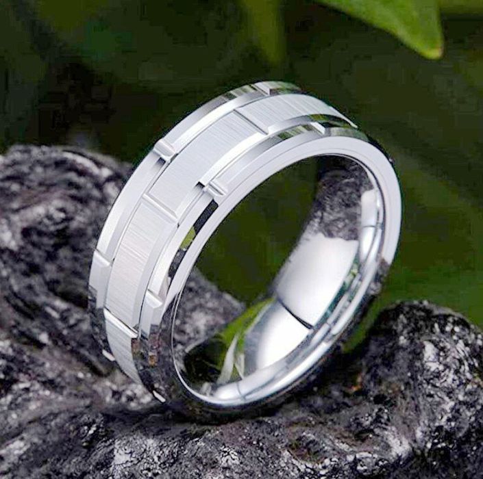 Кольцо мужское Jandan титановая сталь 21 размер