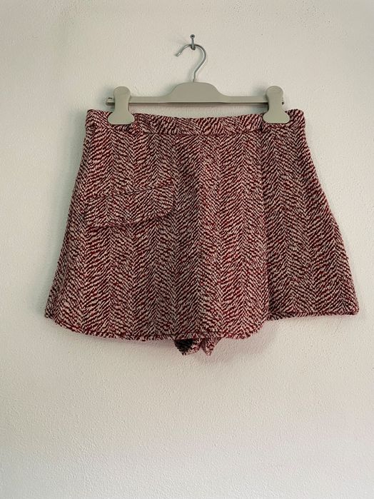 Calção saia bordeaux