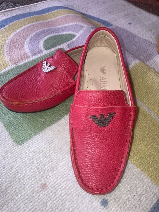 Нові шкіряні мокасіни 31 розмір для хлопчика