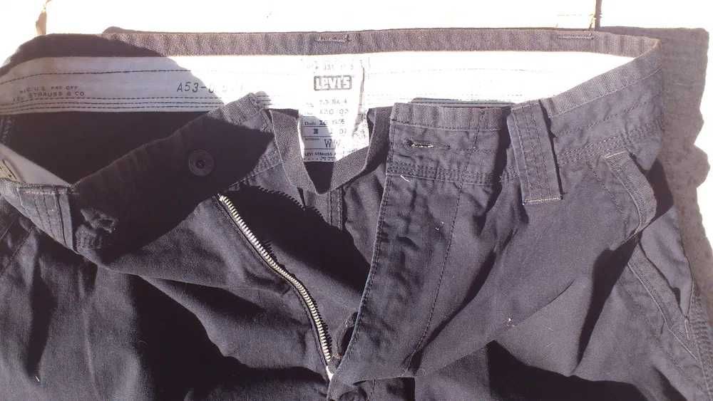 Джинсы Карго LEVI*S,НОВЫЕ,Чёрные плотные ШИРОКИЕ 34/34,W-92 см,L-114 см. КЛАССИКА ВИНТАЖ 2008-год