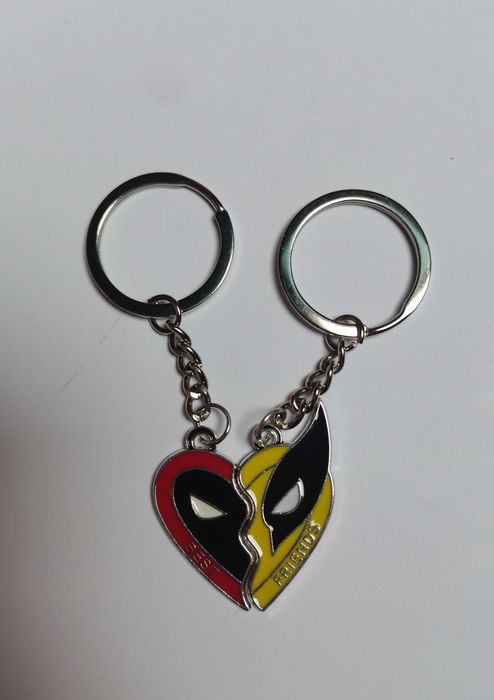 Komplet breloczków Best Friends: Deadpool i Wolverine (Marvel)