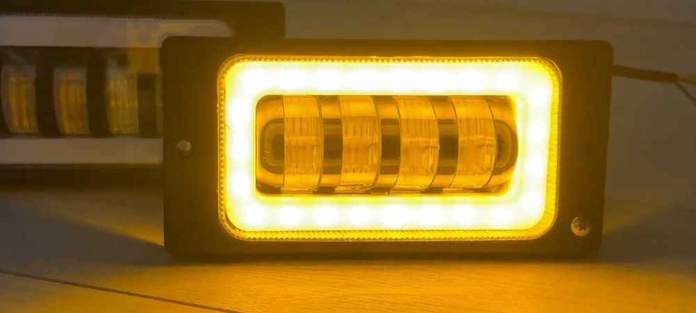 Протитуманні ПАРА LED фари для ВАЗ 2113, 2110, 2123 40 ват дхо+поворот