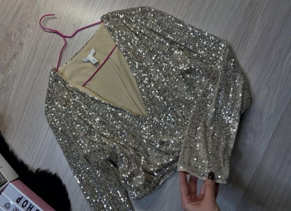 Блуза в паєтки H&M