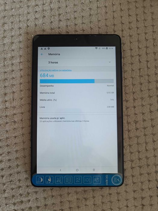Tablet Alcatel 8 polegadas 16GB RAM