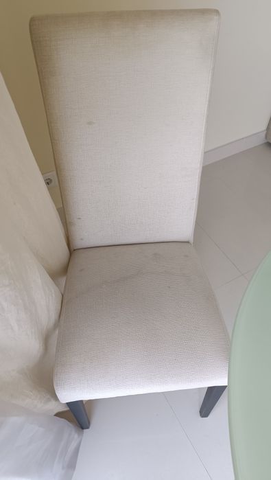 Conjunto Mesa Vidro e 6 Cadeiras