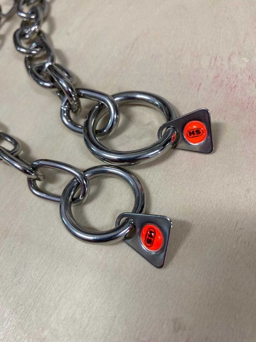 HS Sprenger Coleira Estranguladora Aço Inox Elos Curtos - NOVA