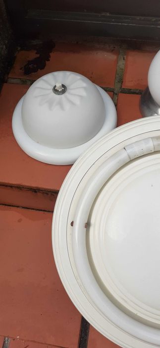 Aquecedor e candeeiros