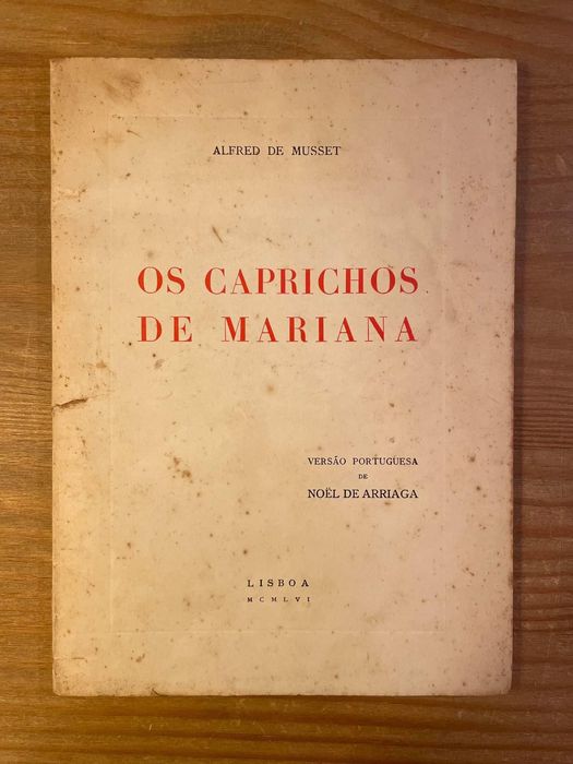 Os Caprichos de Mariana - Alfred de Musset (portes grátis)