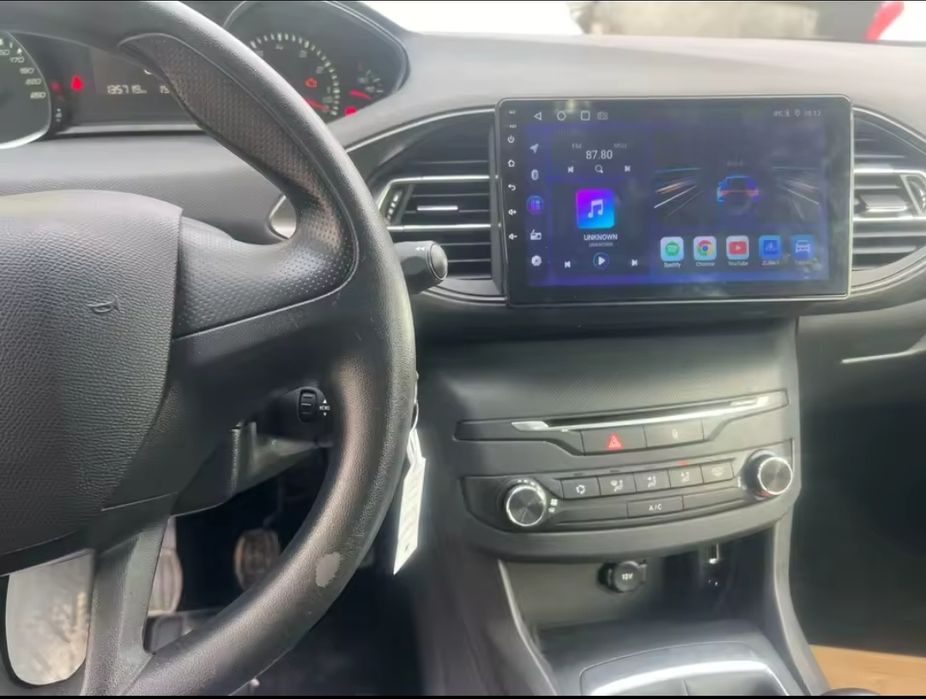 Rádio Peugeot 308 Android 14 com GPS (Novo)
