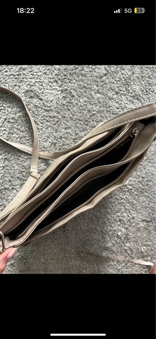 Torebka beżowa damska