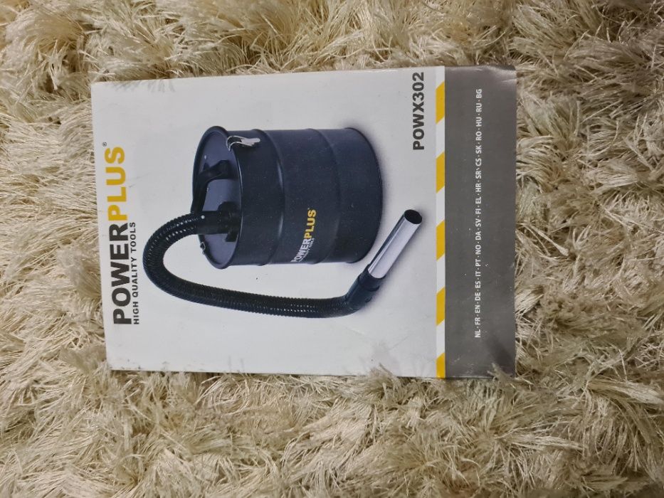Depósito para aspiração de cinzas POWERPLUS POWX302 (Como Novo)