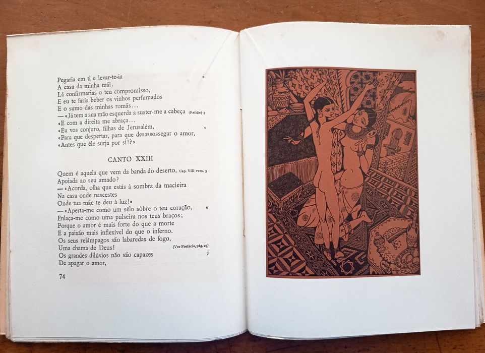 Cântico dos Cânticos (1942) – Sinagoga de Tomar Tiragem Exclusiva de 500 Exemplares (Nunca à Venda)Edição única .