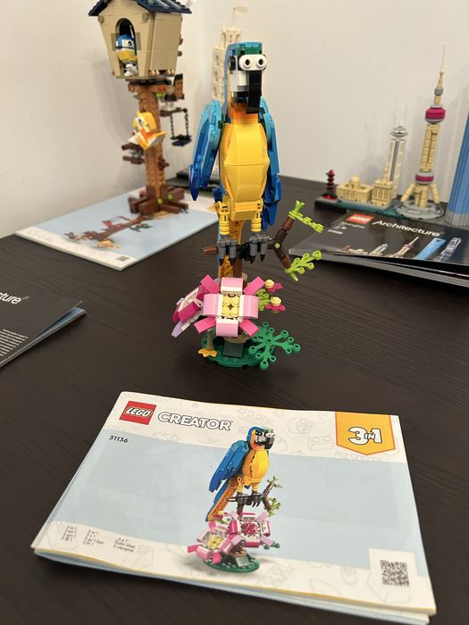 Lego Creator 31136 - Papagaio Exótico 3x1