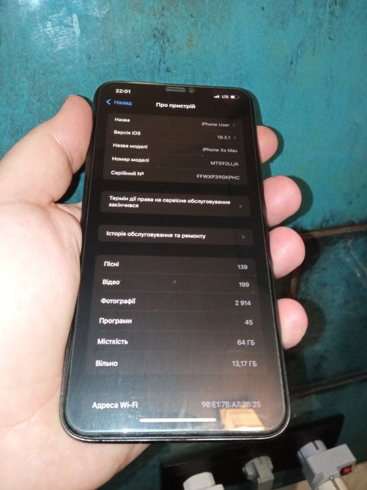 Iphone XS max 64 gb Neverlock Sim+Esim