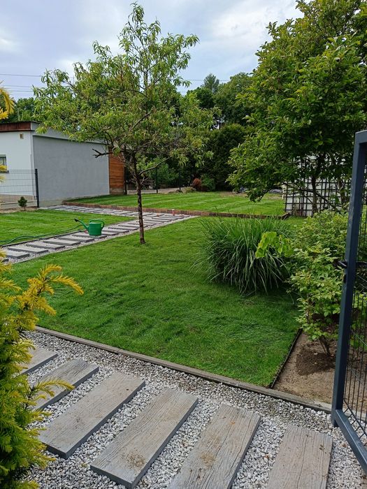 Zakładanie Trawników, Prace Ogrodnicze, niwelacja terenu