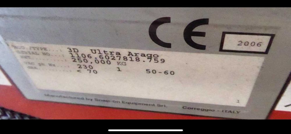 Стенд розвал сходження 3D  John Bean Ultra Arago