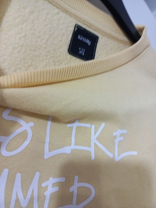 Sinsay zolta bluza oversize XS/34