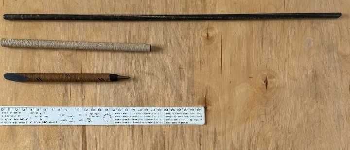 Эбонит разных размеров + ручка из эбонита