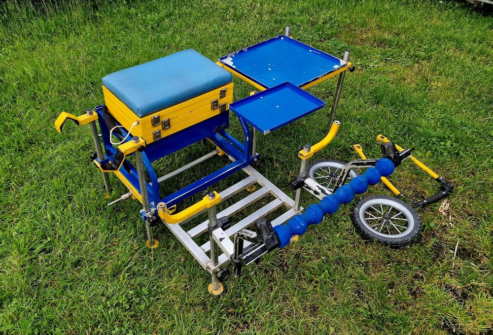 Kosz wędkarski , podest,  używany