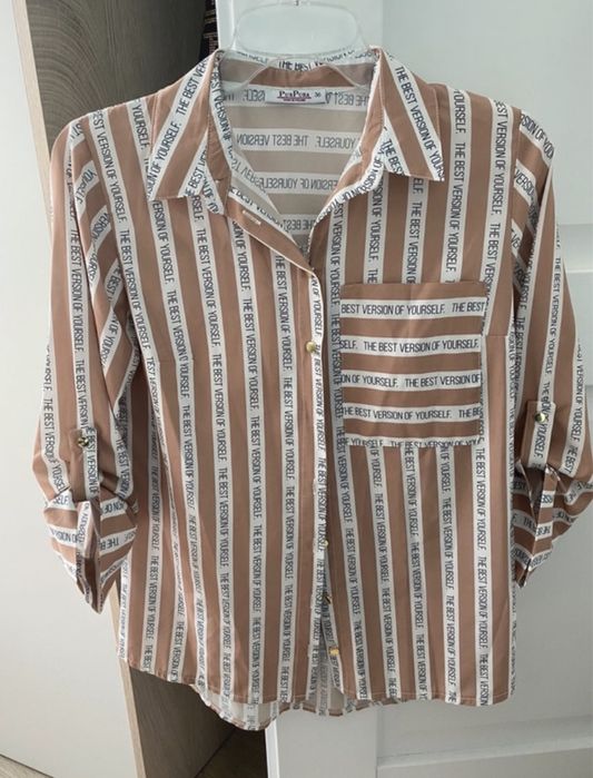 Koszula z napisami s/m