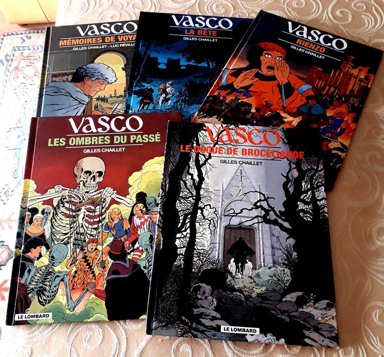 Livros BD - Gilles Chaillet - Série Vasco (FR)  Só Vol. 1 a 4