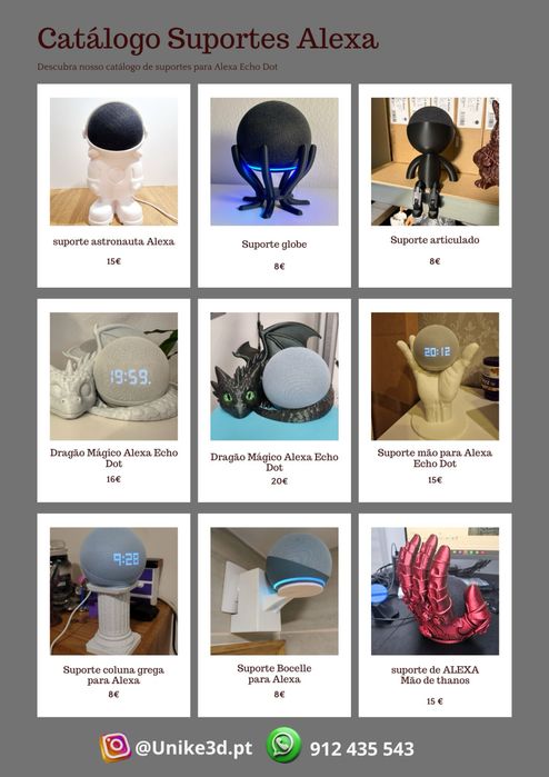 Suporte alexa Echo dot