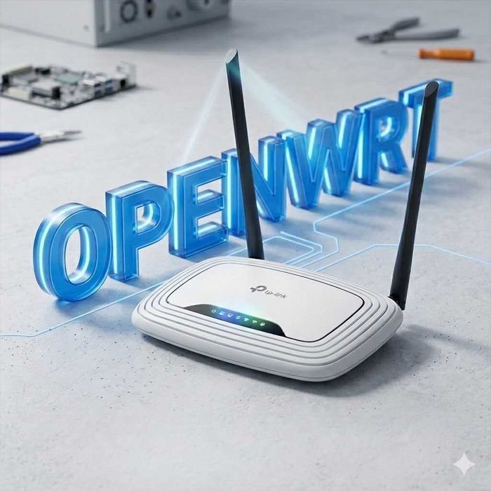 Роутер TP-LINK TL-WR841N OpenWrt-UA-Custom Edition (Стабільна "робоча конячка")