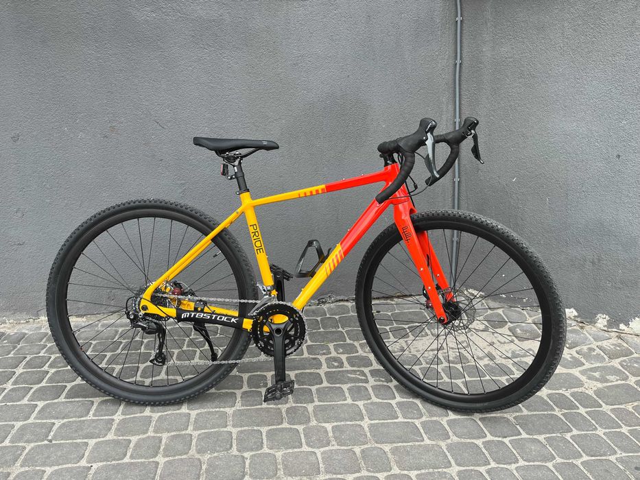 Гравійний велосипед 28" Pride ROCX 8.2 CF рама - S 2024 жовтий