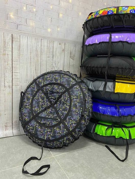 Тюбінг тюбинг таблетка плюшка санки ватрушка міцний надувний зимовий