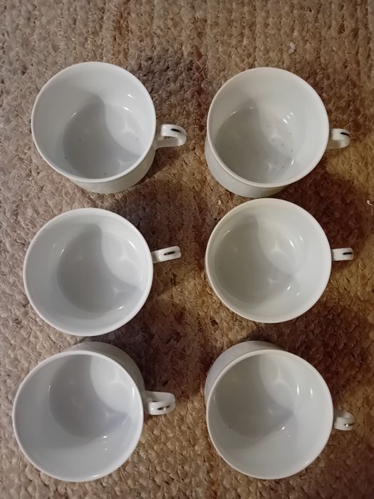 Seis chávenas grandes spal