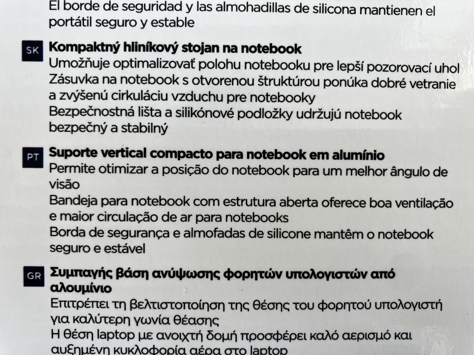 Suporte para portátil Gembird