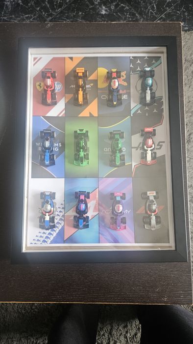 Coleção LEGO F1 Completa + Moldura Exclusiva – Perfeita para Fãs