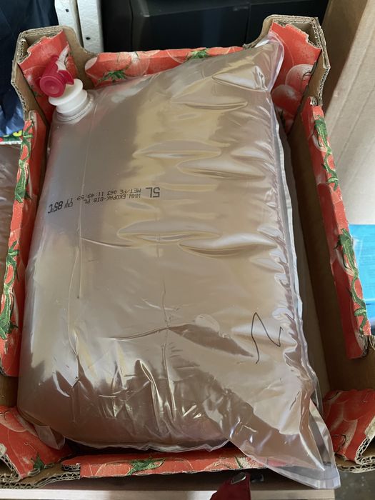 Świeży sok, pasteryzowany, bez dodatku  cukru