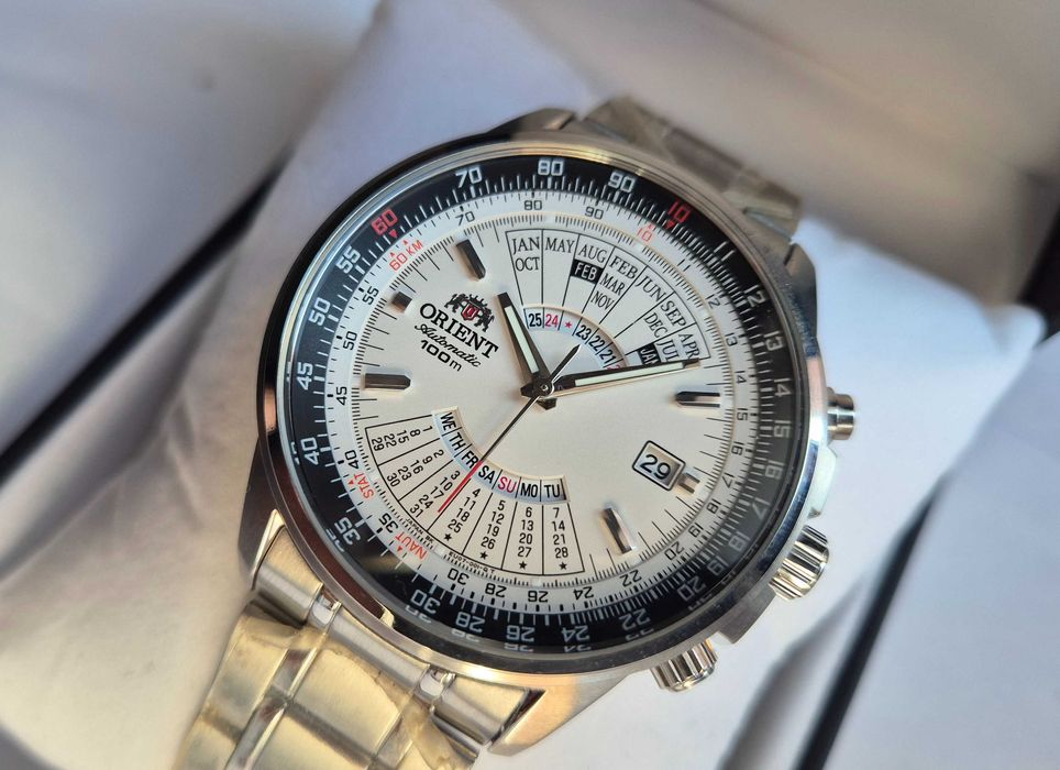 Orient Multi Year Calendar - Olbrzym 44 mm - Najbardziej poszukiwany !