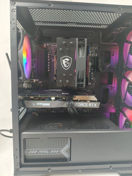 Komputer Gamingowy MSI Ryzen 7 5700, RTX 3060 12 GB, 32 GB,Wifi,SSD,Win 11