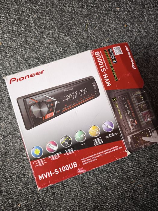 Radio samochodowe Pioneer MVH-S100UB | USB, AUX, FLAC | Sprawne
